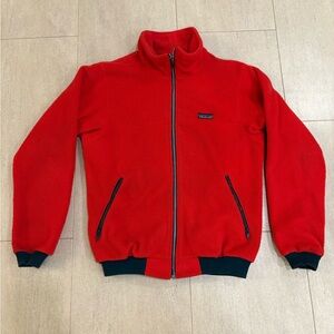 Men’s Vintage 1980s Patagonia fleece zip-up sweater size medium